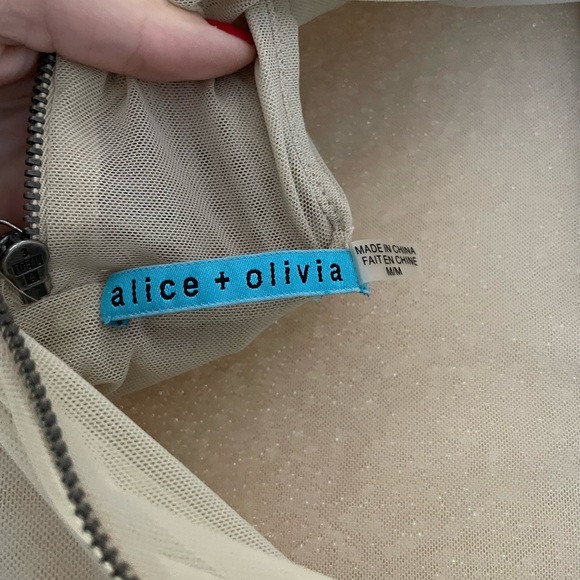 Alice & Olivia sequin top with open back - Picture 4 of 4